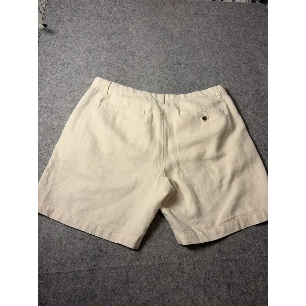Banana Republic Linen / Cotton Blend Shorts Size 36